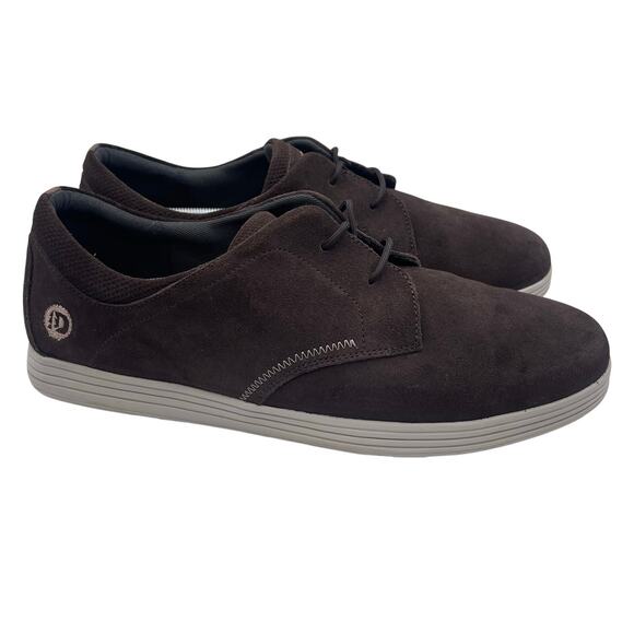 Dunham Suede Lace Up Brown Shoes Casual Comfort Low Mens 15 Wide 4E main image 8